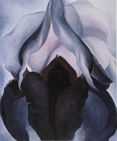 vagina flower painting|Black Iris (painting) .